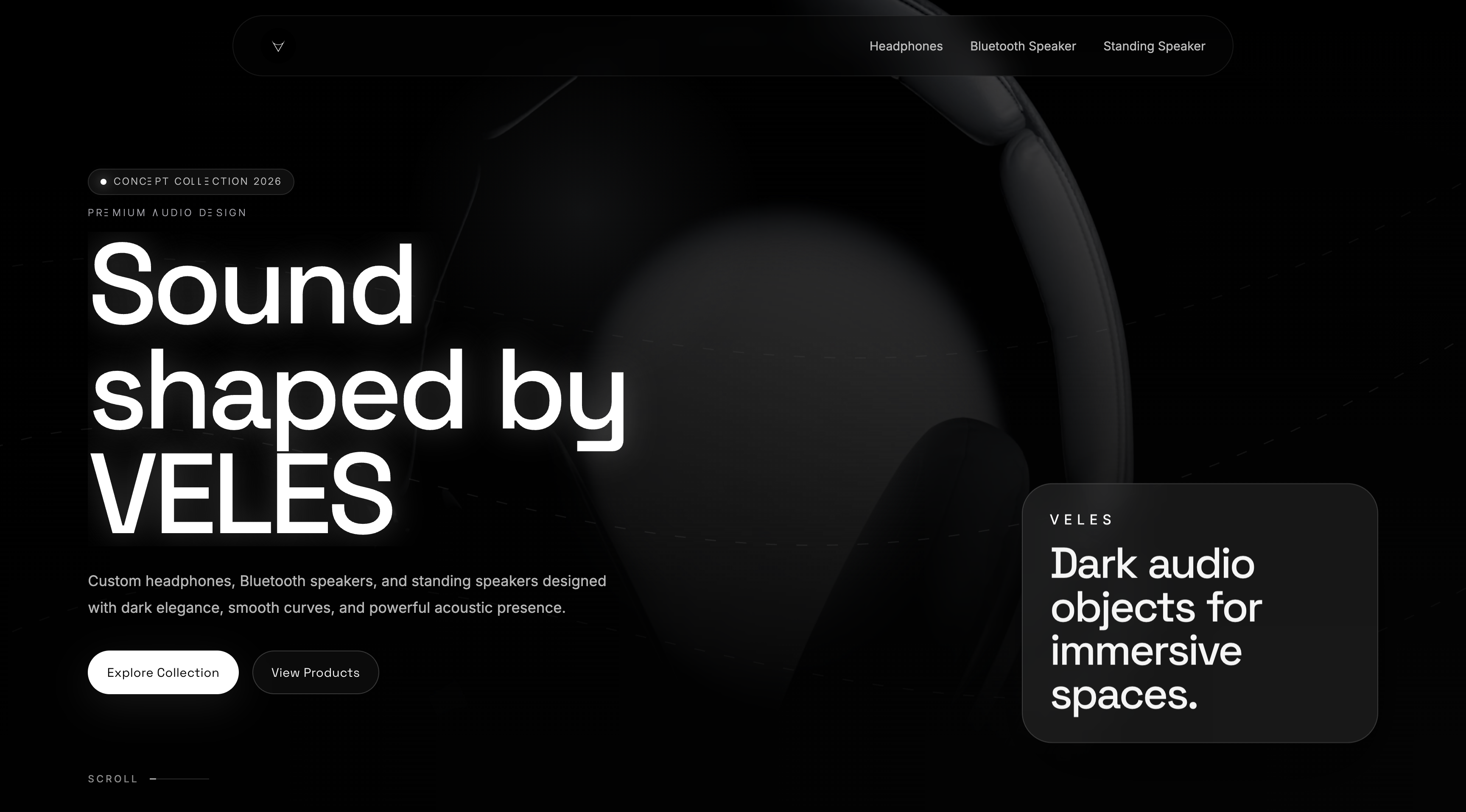 VELES website preview